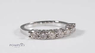 1ct 7-stone diamond wedding ring white gold by pompeii3