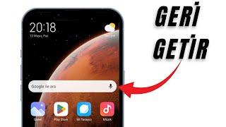 Android Ana Ekranına Google Arama Çubuğu Nasıl Eklenir! (2024)