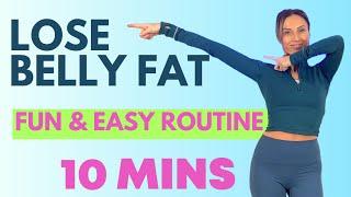 10 Minute Lose Belly Fat Workout   Standing Abs Workout  ️