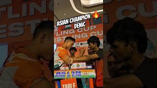 Denic  | Asian Champion   | #worldarmwrestling #asianarmwrestling #denic #armwrestler #indianarmwr