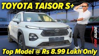 Value for Money SUV  Toyota Taisor S Plus 2024  Tata Nexon Rival  Best SUV in Rs 10 Lakh ?