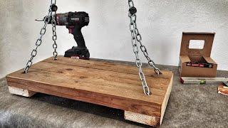 How to Build a Wooden Kids Swing at Home (DIY Project with Parkside Drill and Hilti Circular Saw)