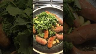 Broccoli Rabe and Sausage Recipe #shorts #easy Italian #valpolicella ripasso