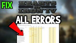 Hearts of Iron 4  – How to Fix All Errors – Complete Tutorial