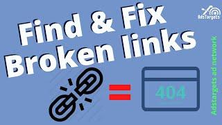 How to find and fix your internal broken links [On Page SEO]