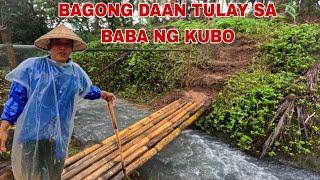 Bagong Tulay Daanan sa kubo...Ang daming nadudulas sa kabilang daanan