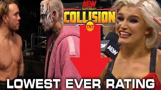 THE LOWEST RATING EVER! AEW COLLISION 14TH DECEMBER 2024 RATINGS