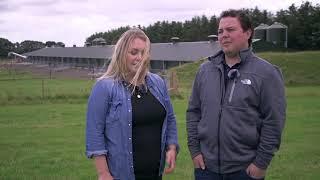 Dan & Cath Price, ffermwyr dofednod / poultry farmers