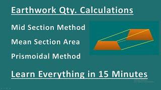 Earthwork Quantity Calculations in Road Projects