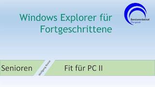 Windows Explorer für Fortgeschrittene