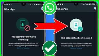 Esta cuenta no puede usar WhatsApp debido a spam Solución - Problema de WhatsApp