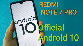 OFFICIAL ANDROID 10 FOR REDMI NOTE 7 PRO  || BSTECHY