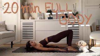 20MIN full body energising pilates // intermediate level // no equipment or repeats | LIDIAVMERA