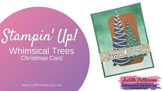 Stampin' Up! Whimsical Trees Christmas Card