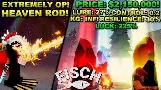 Unlocking The HEAVENS ROD (BEST ROD IN THE GAME) In Roblox Fisch... Here's What Happened!