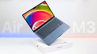 2024 MacBook Air M3 Unboxing, Setup and First Look