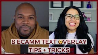 Ecamm Live Text Overlays |  8 Graphic Overlay Tips & Tricks |  BuildingBlocks with Ana & Fuljens