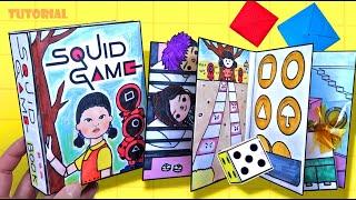 [paper diy] Squid game book 오징어 게임 북 #squidgame #gamebook #종이놀이