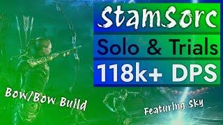 ESO: Bow/Bow Stamina Sorcerer Build Guide | Dungeons & Trials