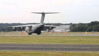 Airbus A400M Grizzly take-off at Farnborough