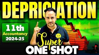 Depreciation Accountancy One Shot 2024-25 | Class 11th Accounts Full Concept with Ushank Sir