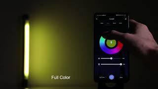 waterproof IP68 Handheld LED Photography Light LUXCEO P7RGB Pro IR control App control full colors