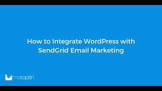 How to Integrate WordPress with SendGrid Email Marketing