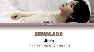 JIMIN- RENEGADE | AARYAN SHAH | COLOR CODED LYRICS | AI COVERS