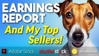 New Earnings Report - #adobestock Income UP - Top Selling Themes - Shutterstock Buys Envato #ai