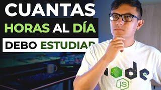 Cuantas horas al día DEBES estudiar (al aprender a programar)