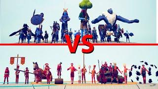 EXTENDED LEGACY Team vs SECRETS Team - Totally Accurate Battle Simulator TABS