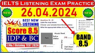 IELTS LISTENING PRACTICE TEST 2024 WITH ANSWERS | 26.04.2024