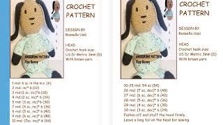 Free Amigurumi Rabbit Flop - Crochet Bunny Pattern - Basic Amigurumi for Beginners