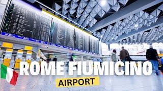 Rome fiumicino airport ,Leonardo da Vinci Airport ITALY || Aeroporti di roma || Rome airport