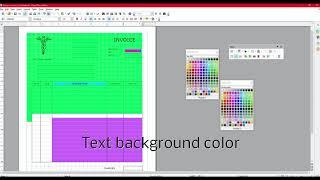 Open Office Writer Color Tutorial, change table background color, etc..