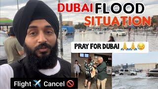 Dubai Flood Situation | Pray For Dubai  | Flight Cancel  | Kulhad Pizza Couple