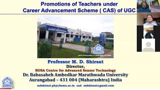 Pramotions of teachers under career advancement scheme (CAS) of UGC