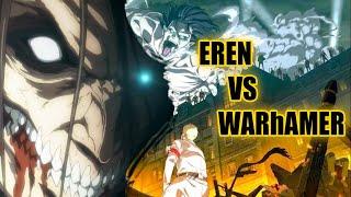 Attack on titan Eren vs warhammer titan full fight Paradis vs marley