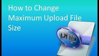 How to change maximum upload file size for php on Cpanel