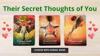 ‍️THEIR SECRET THOUGHTS OF YOU PICK A CARD  LOVE TAROT READING  TWIN FLAMES ️ SOULMATES