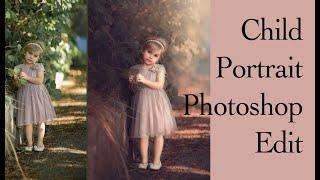 Complete CHILD EDIT | Photoshop EDIT | Quick Portrait Edit