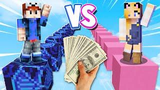 Minecraft - CHŁOPAK vs DZIEWCZYNA Parkour Challenge | Vito vs Bella