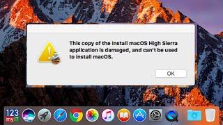 Fix This Copy of the Install MacOS Application is Damaged