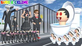 Yuta Mio Bocil Yakuza VS Monster Skibidi  Toilet | Yakuza Panggil CCTV Man Raksasa | Sakura School
