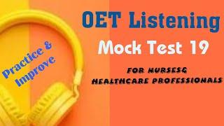 OET Listening sample for Nurses&Doctors | OET Listening Exam Module | Nursing Hub