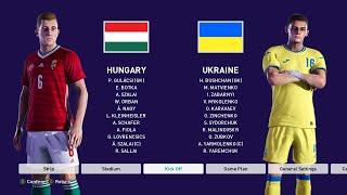 eFootball PES 2021 - Hungary vs Ukraine ROUND OF 16 GAMEPLAY PC 2023