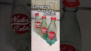 COMPARING NUKA-COLA GLASS BOTTLES: Fan Made vs Bootleg vs Official!!