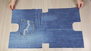 ⭐️ It's VERY EASY to sew a Fashionable Bag from old jeans