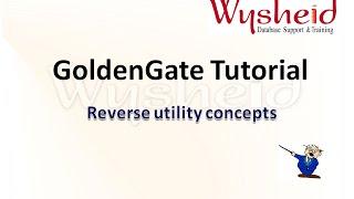 GoldenGate Tutorial :  Goldengate Reverse Utility Concepts | Goldengate concepts |Golden Gate