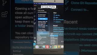 Creating VS Code Profile #coding #buntywp #vscode